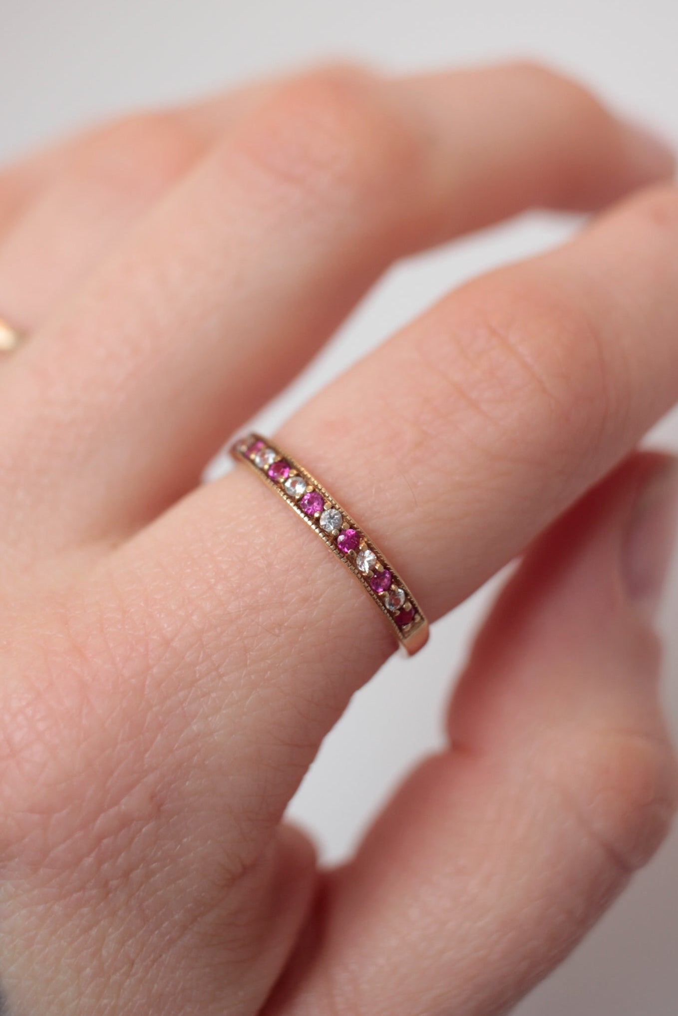 Ruby + Diamond Band