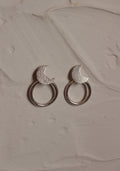 Moon Phase Door Knocker Earrings