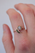 Opal + Emerald Ring
