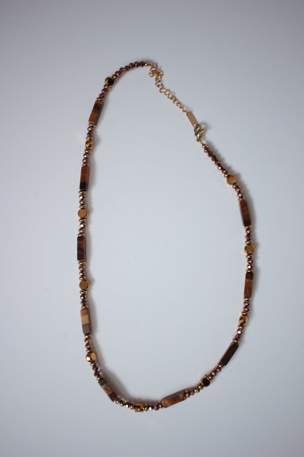 Tigers Eye Beaded Chain