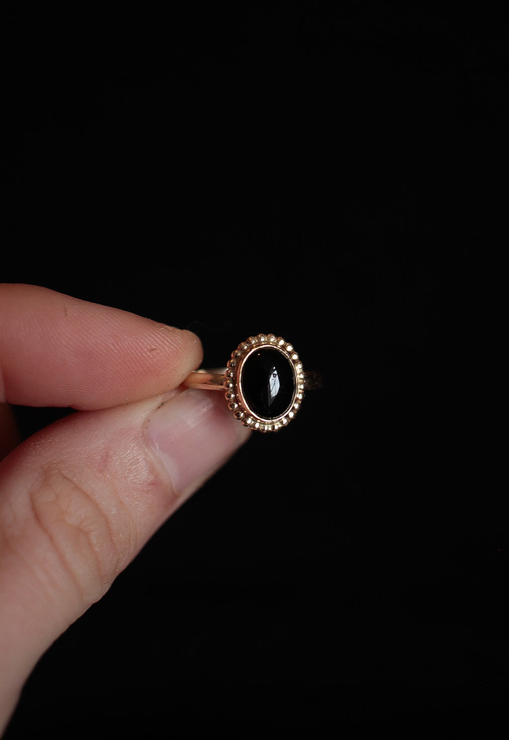 Onyx Portal Ring