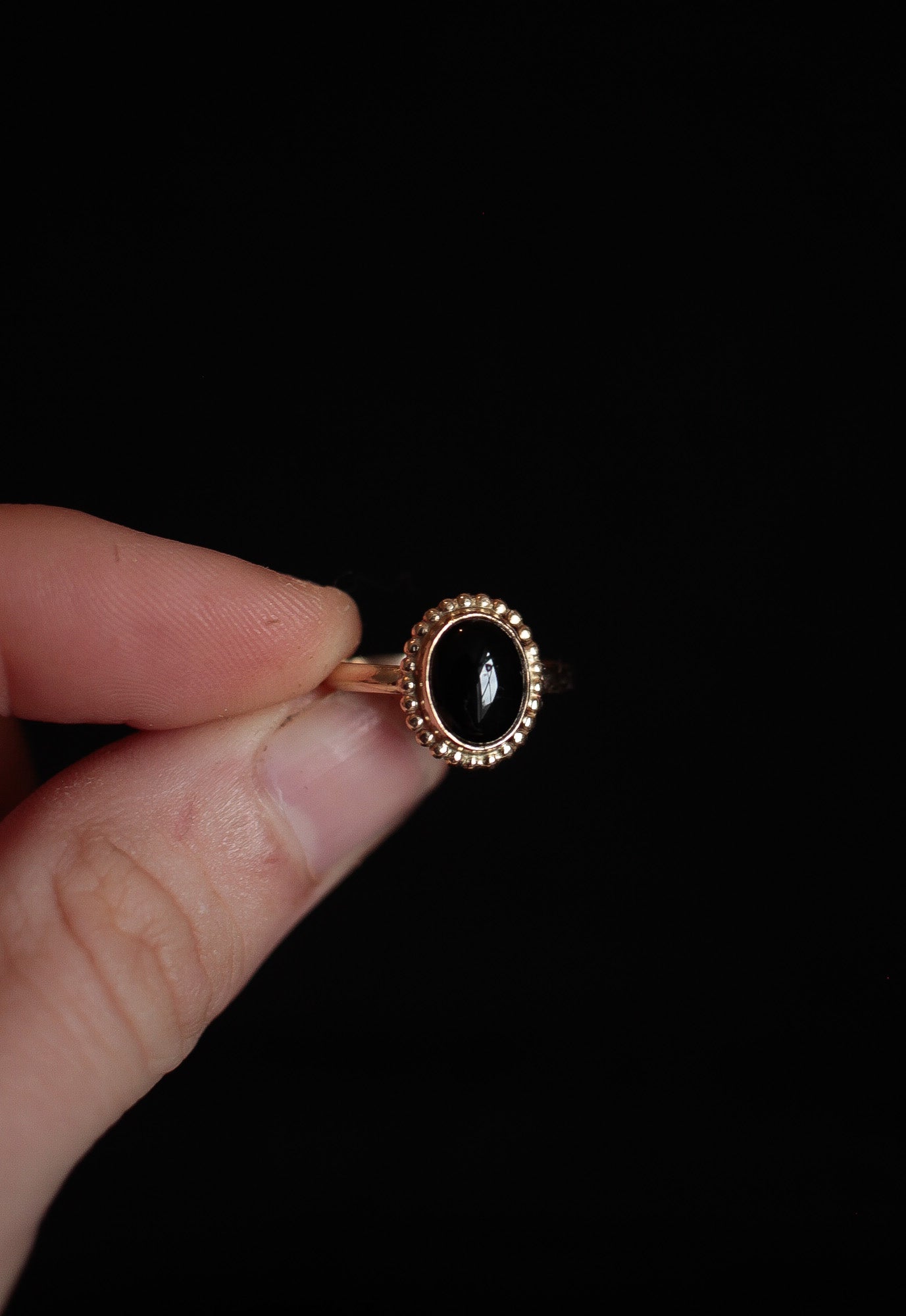 Onyx Portal Ring