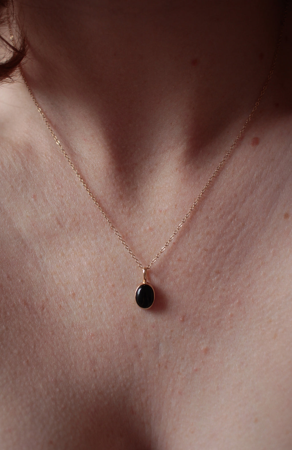 Onyx Window Necklace