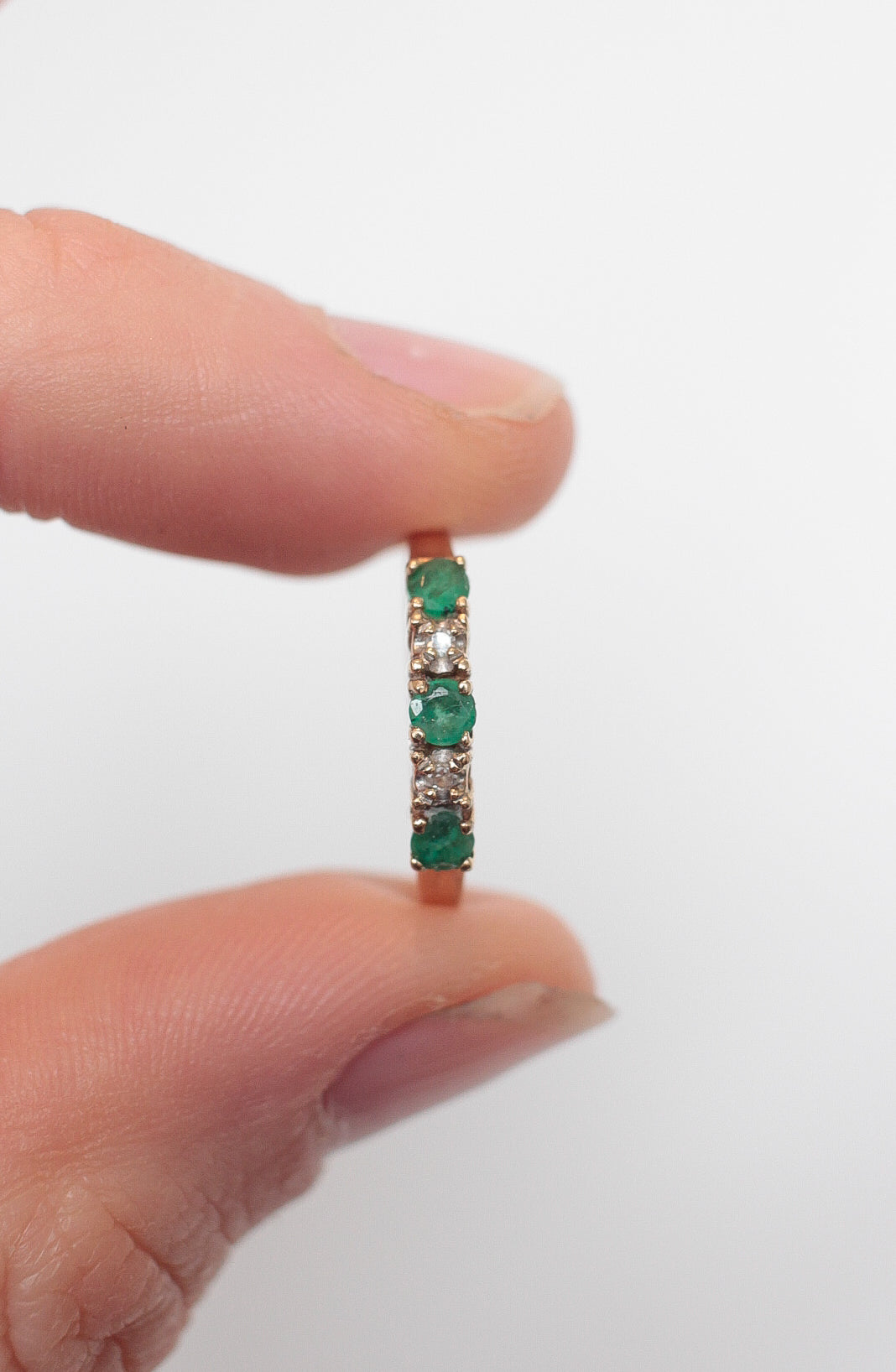 Emerald + Diamond Band