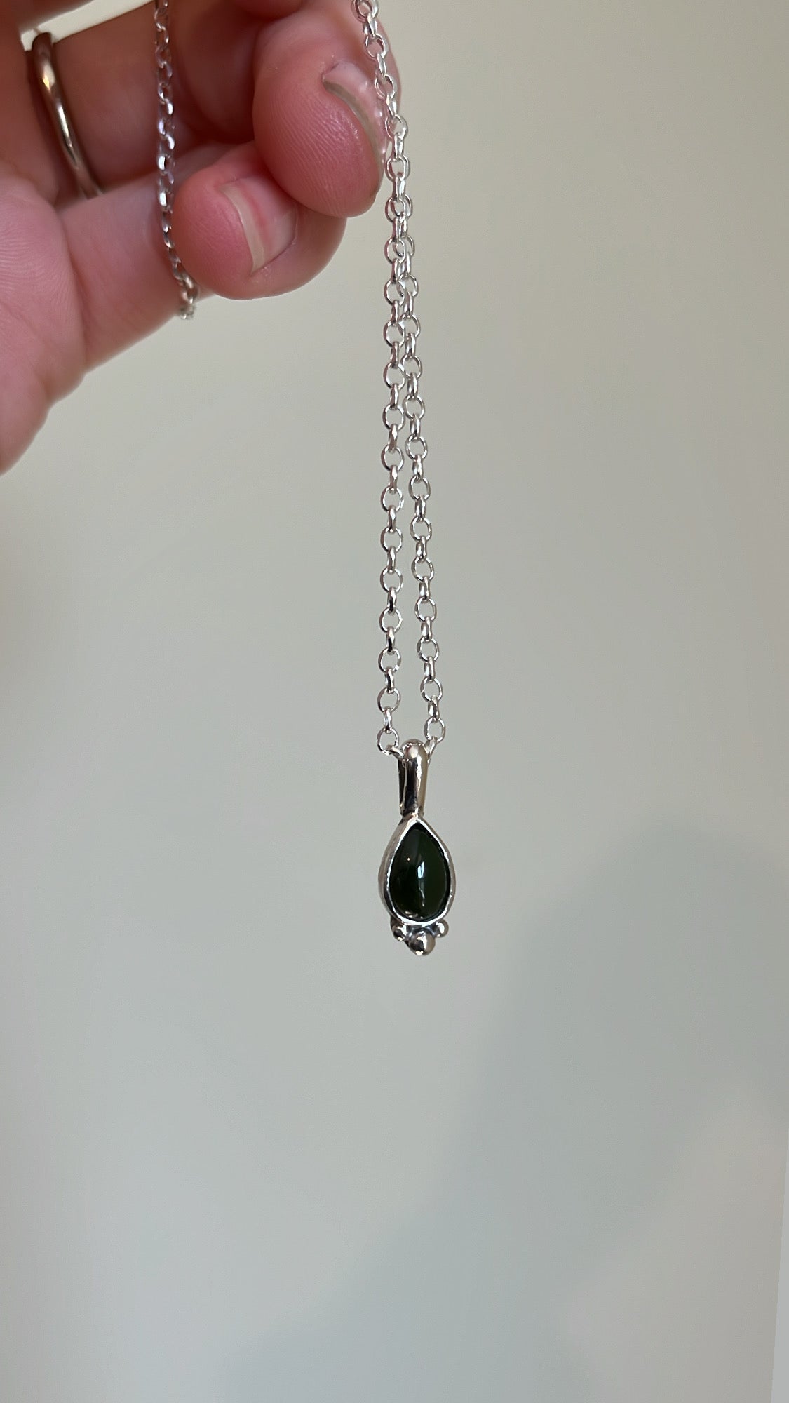 Jade Drop Pendant