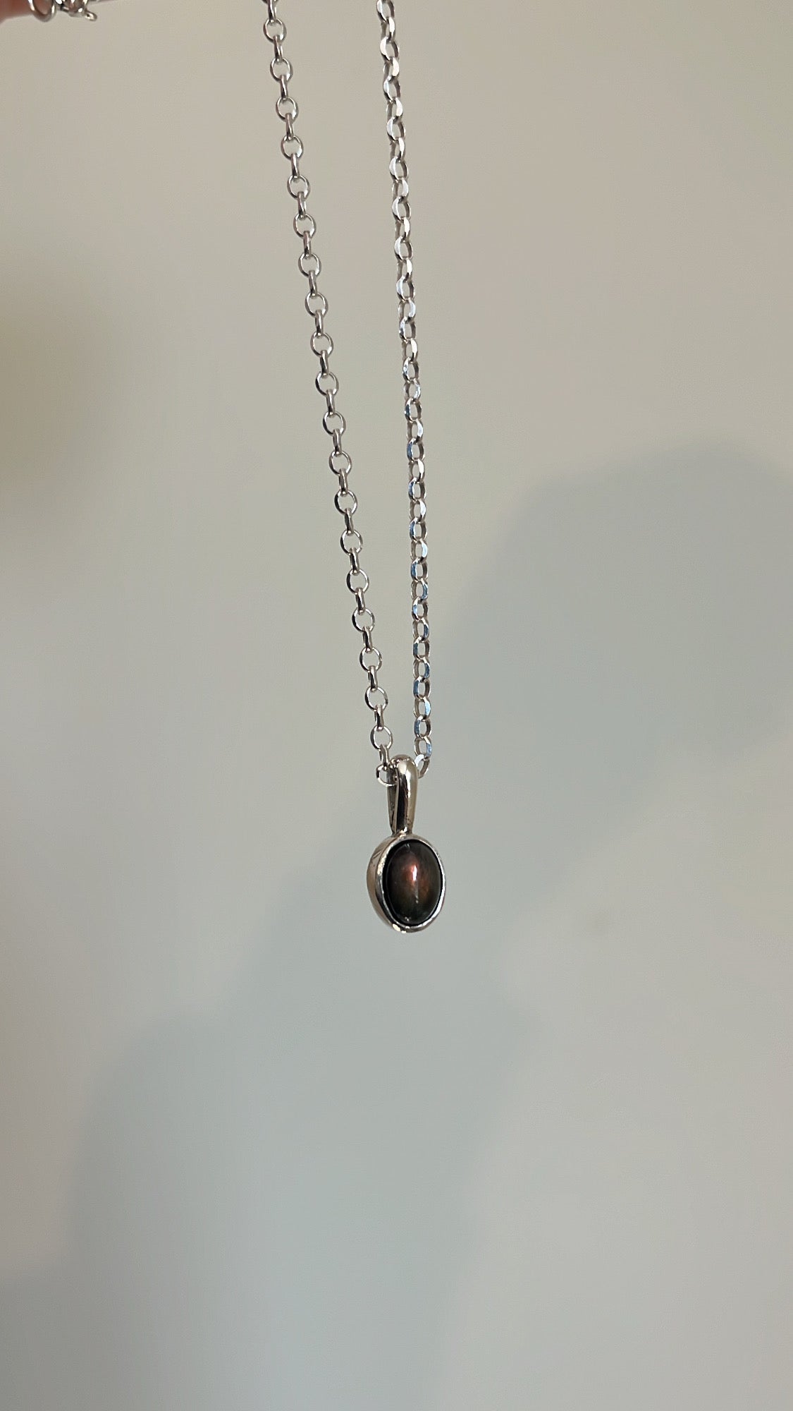 Peach Labradorite Pendant