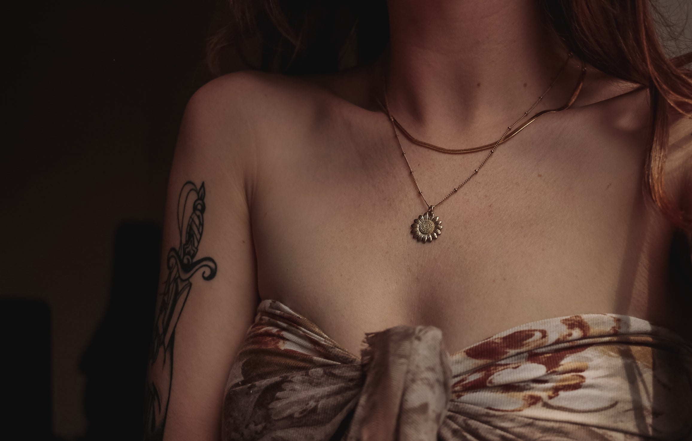 Sunflower Necklace