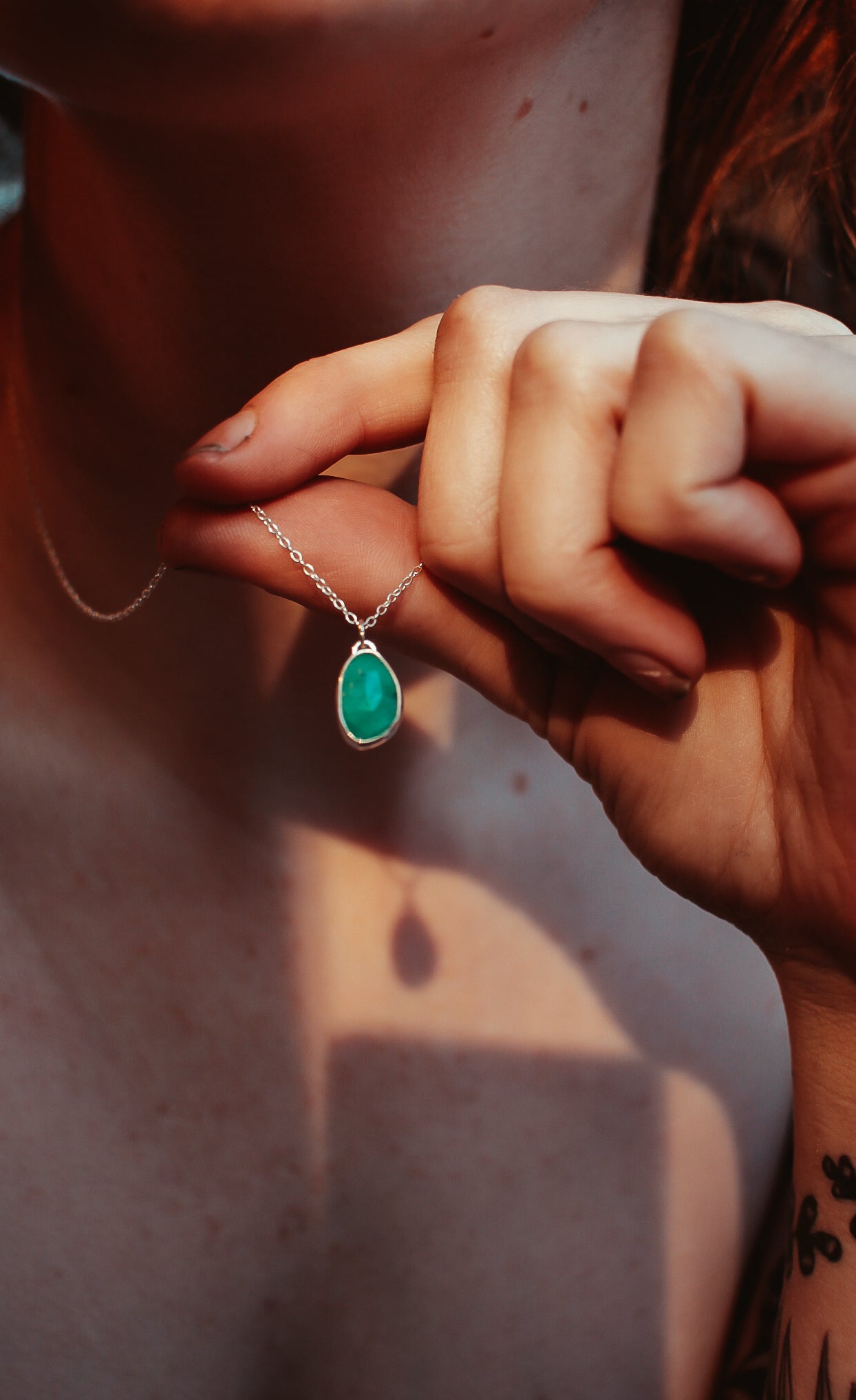 Turquoise Drop Necklace