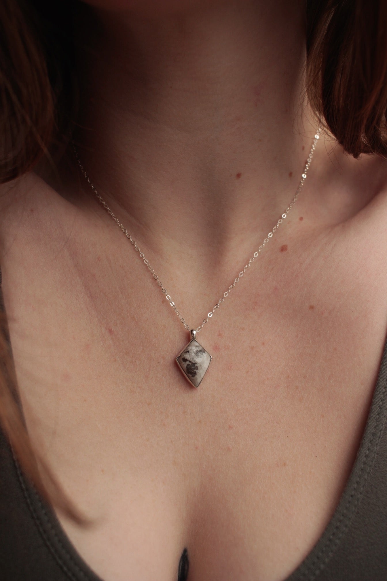 Map Stone Necklace