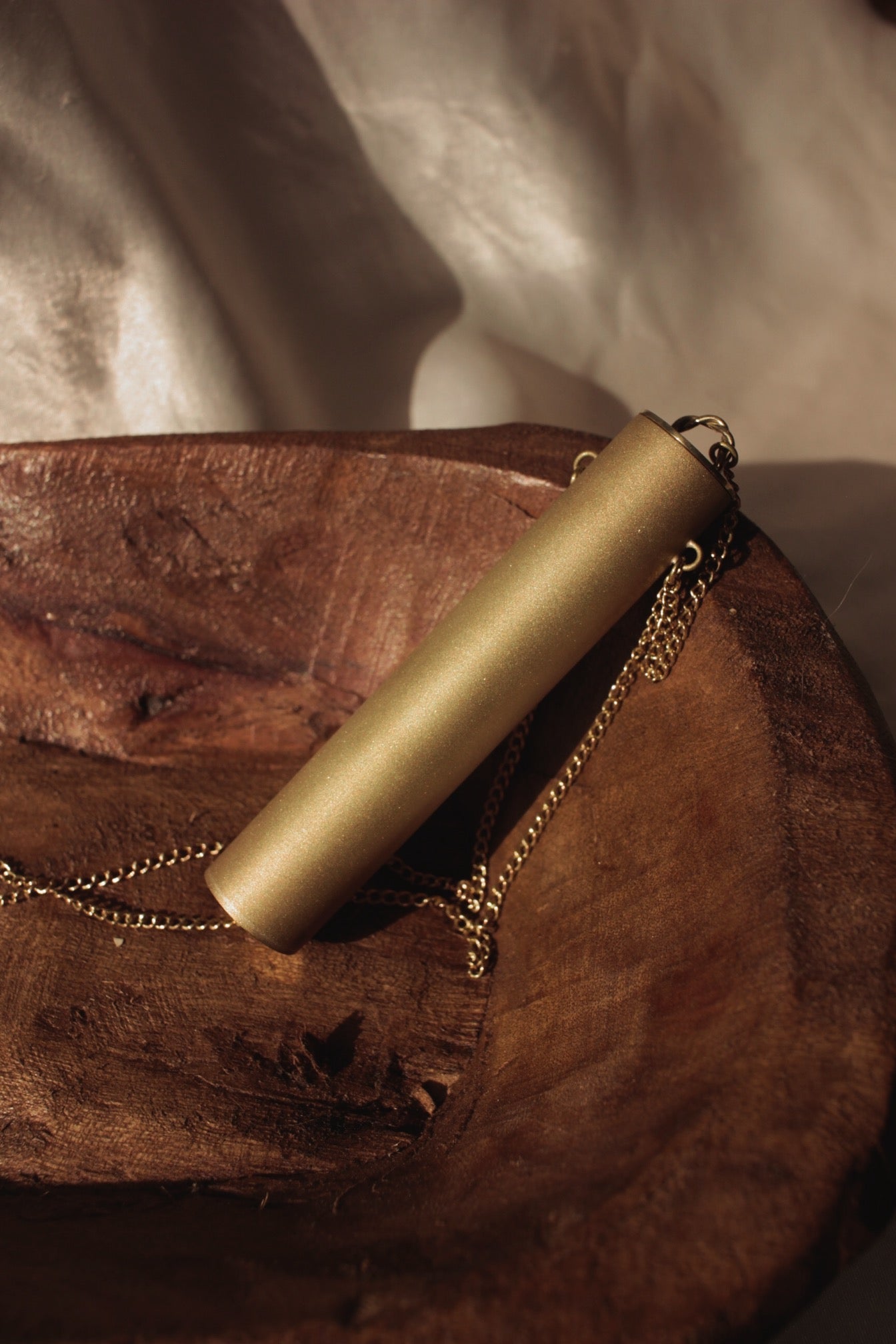 Brushed Vessel Necklace