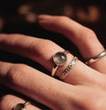 Gypsy Set Herkimer Ring