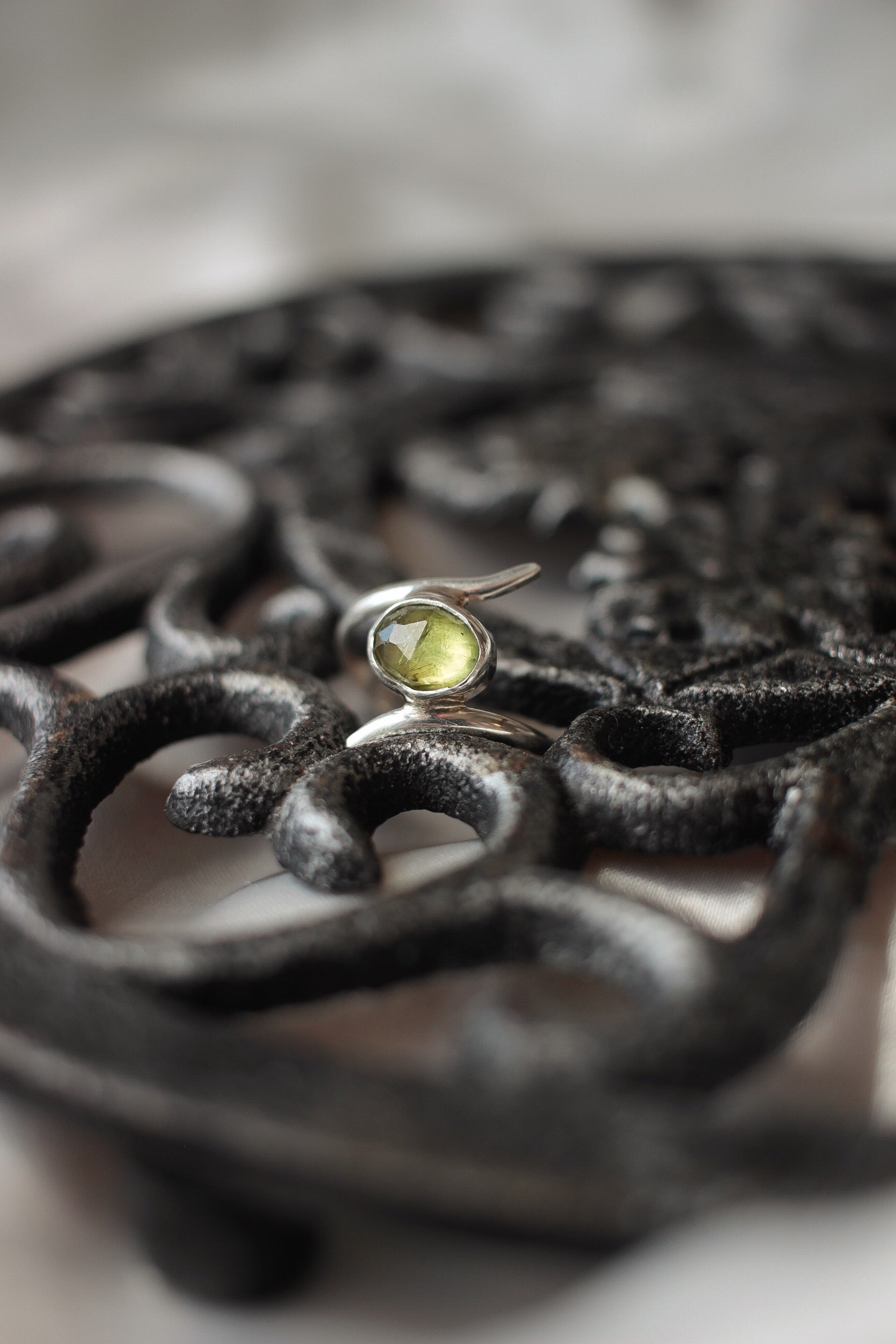 Peridot Wrap Ring